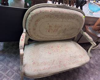 Needlepoint French Settee