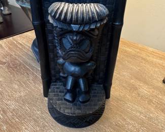 Vintage Hawaiian Tiki Bookend