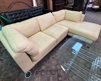 Nicoletti Modern Leather Sectional