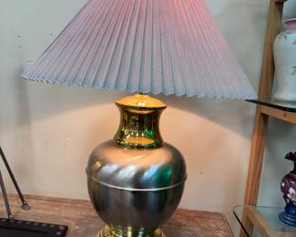 Detail of MCM lamp lit up