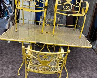 Table and 4 Chairs