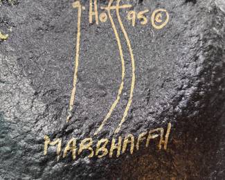 Detail of signature