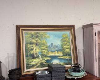 Large oil on canvas