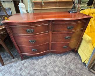 Mahogany Double Dresser