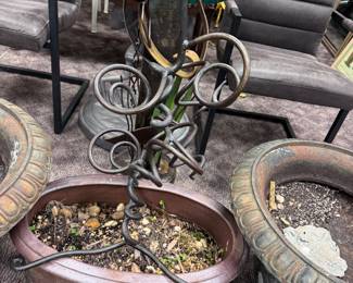 Wrought Iron Wine Rack