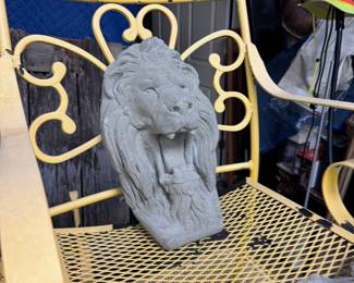 Concrete Lion plaque
