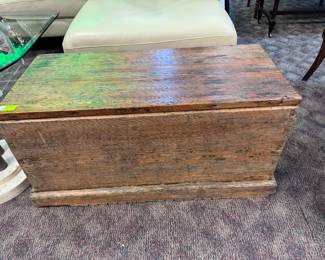 Antique Dovetail Trunk