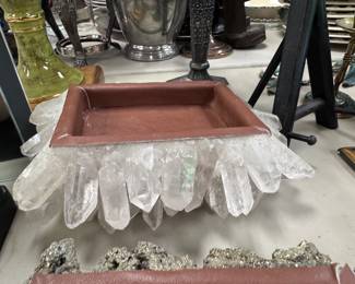 Box w/ quartz crystals