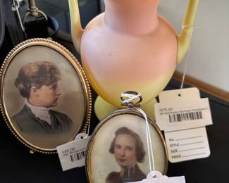 Antique Miniature Framed Portrait