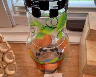 Hand Painted Water Carafe