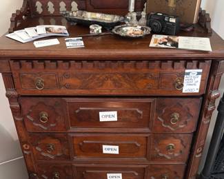 Antique Walnut Chest of Drawers