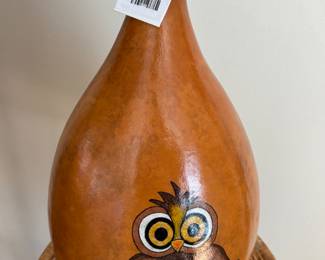Painted Owl Gourd