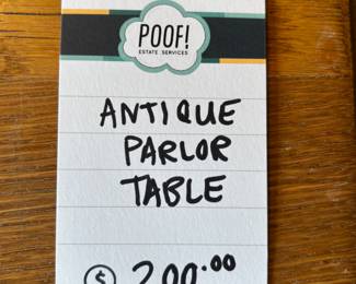 Antique Parlor Table