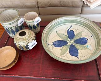 Gustave Reynaud Style Pottery Vase (B), Gustave Reynaud Style Pottery Vase (A), Gustave Reynaud Style Pottery Vase (C)