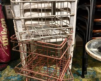 Metal Milk Crates 