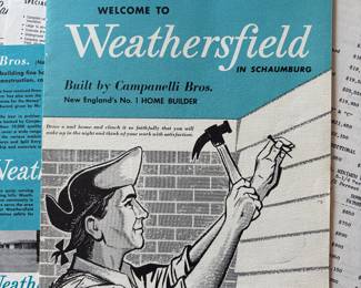 Weathersfield in Schaumburg ,  1950s 1960s Development By Campanelli Bros. 