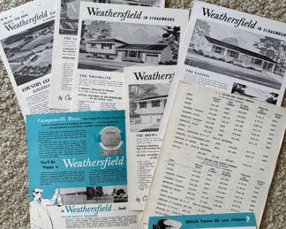 MCM Ephemera of House Plans & Prices for Schaumburg IL 
