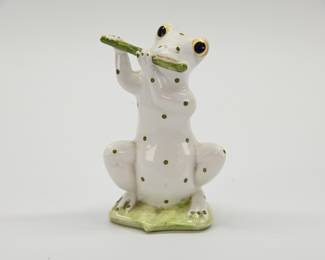 Speckled porcelain frog 
