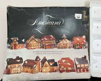10 Piece Christmas Village