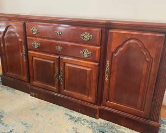 Cherry Wood Colored Side Board