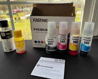 Partial Ink Refill Bottles 