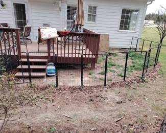 Metallic Garden Fence 
