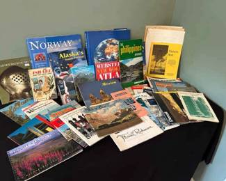 Mystery Lot Of Travel Brochures, Books Ma