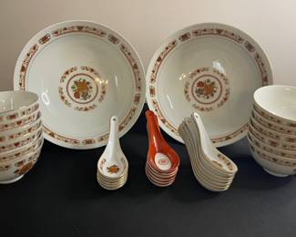 Tatung Brand Floral Patterned China Set