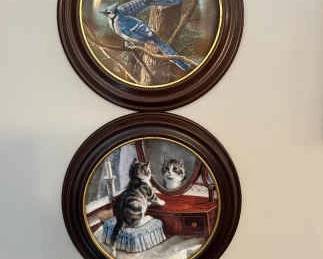 2 Framed Collectors Plates