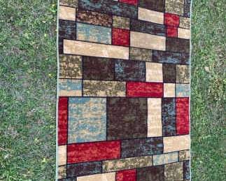40inx50in Geometric Rug