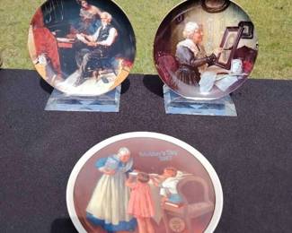 Rockwell Collectible Plates 