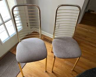 6 chairs, 10.00 each