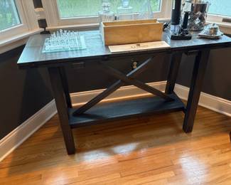 Dark Wood console table 