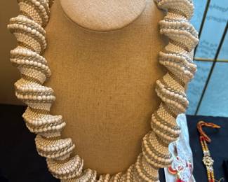 white beaded necklace 