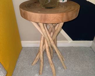 Teak Branch Side Table 
