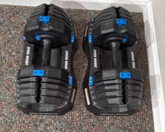 Nordic Track Select - a-weight 55lb adjustable dumbbell 