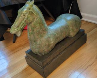 Chinese Ming Dynasty style horse statue 