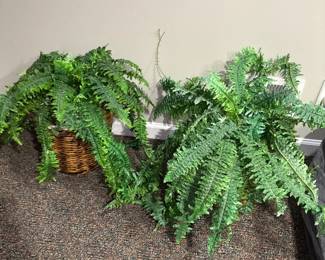 indoor artificial fern plants 
