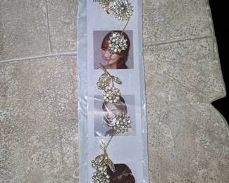 rhinestone hairpiece 