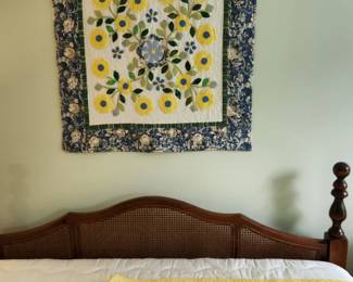 Cane King Size Bed