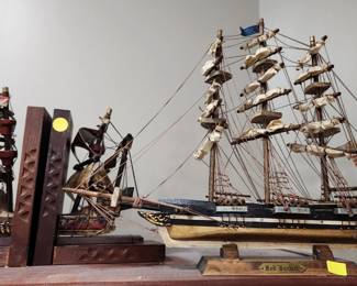 Ship book ends!