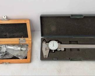 Vintage Mechanical Micrometer Vintage Midway Dial Caliper