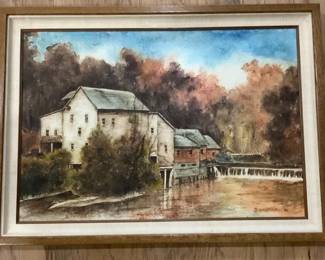 Scenic Painting Signed Framed