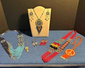 Beaded Necklaces Earrings