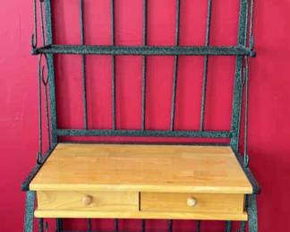 Two Drawer Bakers Rack