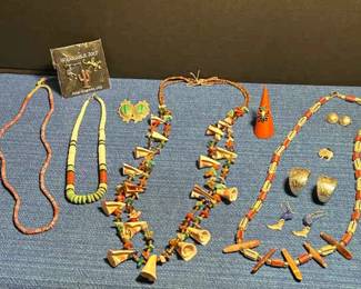 Bead Shell Jewelry, Earrings  MoreSome Sterling