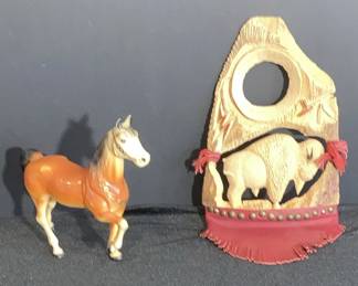 Wood Carved Buffalo Art More