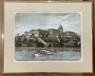 Signed Print of Budapest 