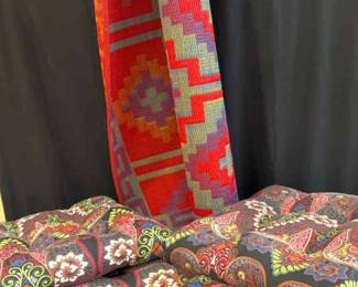 Like New Chair Cushions Outside Rug