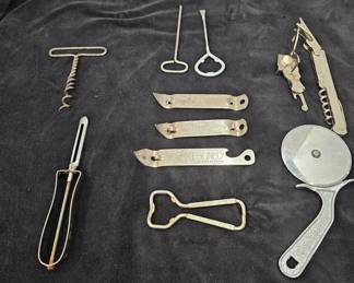 Vintage Bottle Wine Openers Plus More